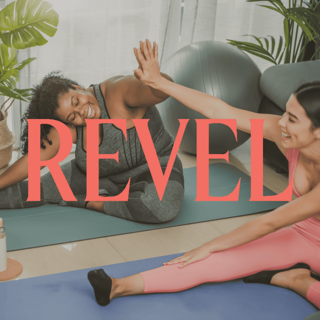 Revel logo on background
